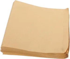 100pcs Greaseproof Paper Bags for Packaging Cookie Papers Square Snack Bags