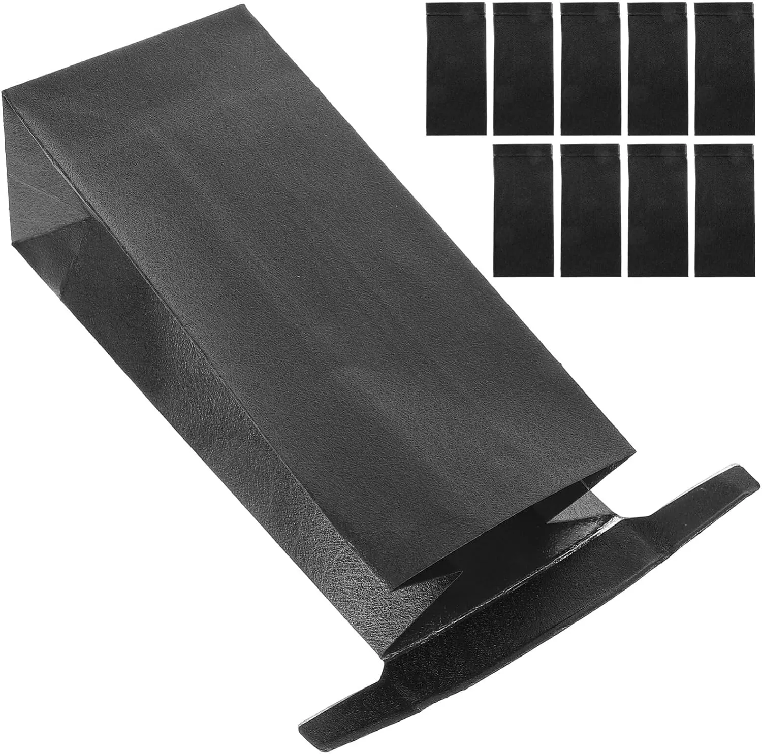 10pcs Garbage Bags Trash Bags Garbage Paper Bags Travel Emesis Bags Airplane Vomit Bag Travel Trash Cleaning Bags Motion Sickness Pouch Pregnant Woman Coated Paper Portable