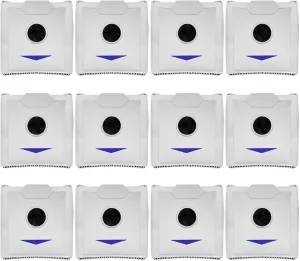 12pcs Dust Bags for Ecovacs Deebot N30 OMNI/ N30 PRO OMNI Robot Vacuum, Ecovacs Deebot N30 Omni Dust Bags Deebot N30 Omni Pro Dust Bag Ecovacs Dust Bag