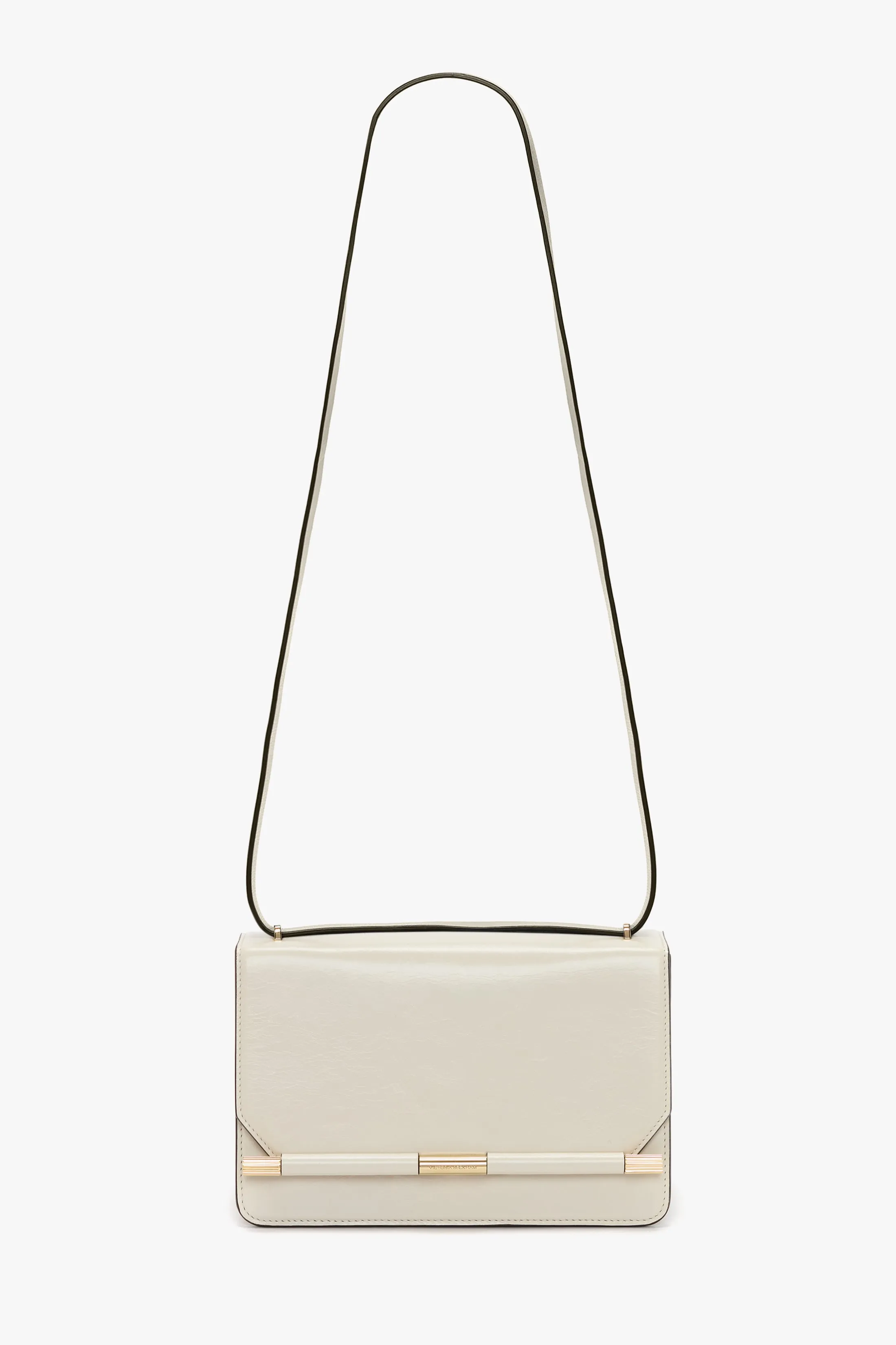 202 Crossbody Bag In Ivory Distressed Leather