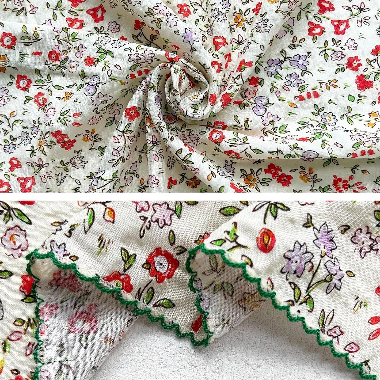 21"x21" Cotton Bandana for Women, Super Soft Puckered Fabric, Neck Scarf for Women, All-Occasion Gift