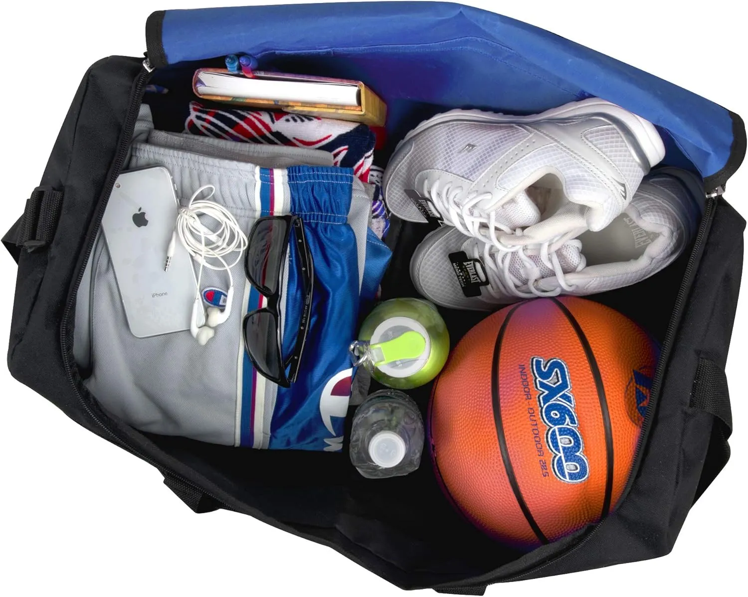 24 Pack Reflective Duffle Bags Bulk for Homeless Adults, Gym, Foster Kids Bulk Duffel Bags Wholesale (Men's Colors Pack)