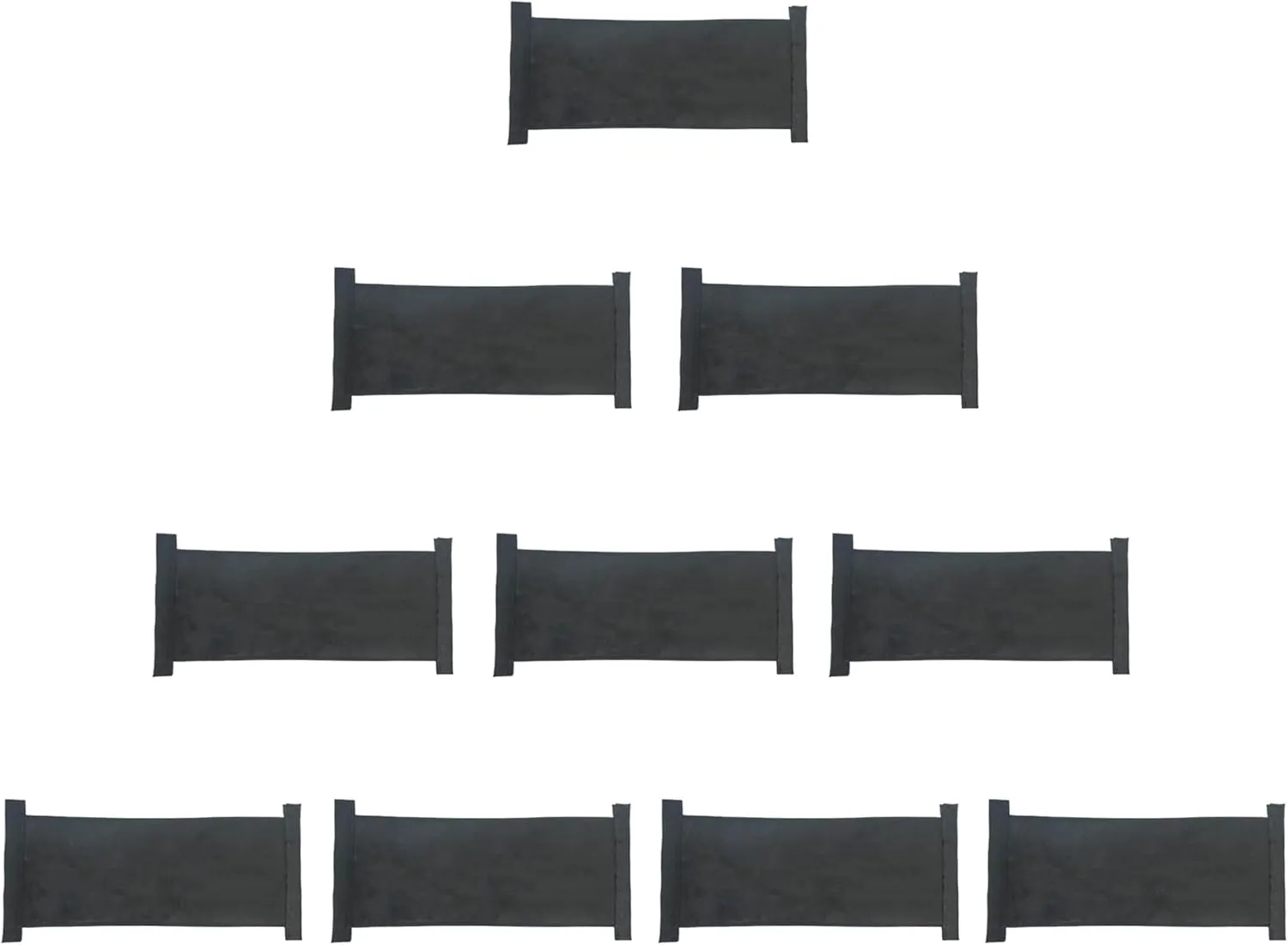 2.5ft x 1ft Self - Absorbing & Expandable Flood Bags - Evenly - Placed Absorbents, Super - Convenient Use - Ideal for US Homes, Garages, Warehouses, Stores & All Entrances (2.5ft * 1ft (Pack of 4))