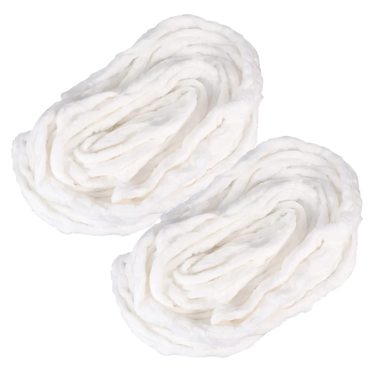 2bags Cotton Beauty Coils for Makeup Manicures Bag Soft Cotton Roll for Facials Skin Care Nail Art Hair Salons -friendly
