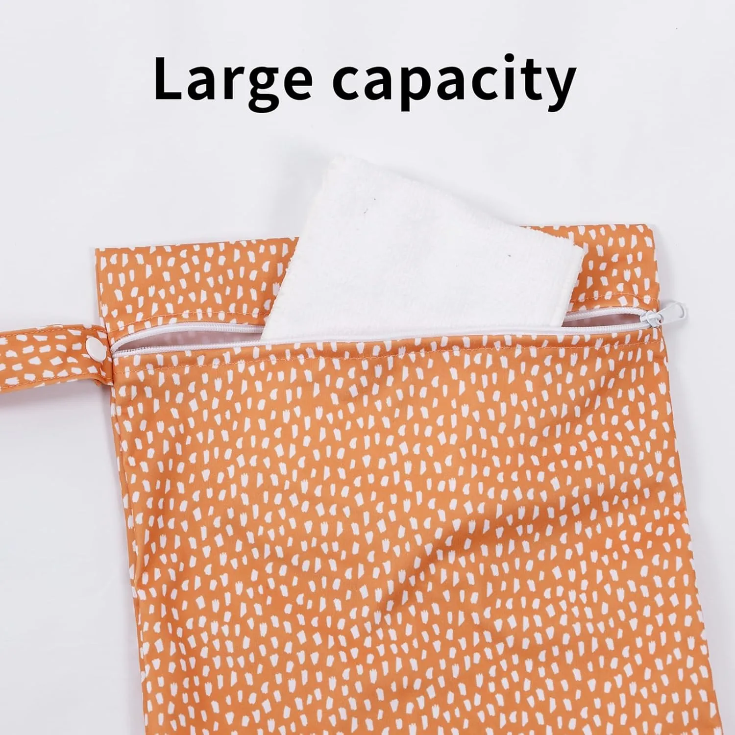 3 Set Wet Bag Storage Bag Zipper Waterproof Washable Travel Bags, Beach, Pool, Gym Bag for Cloth Diaper, Swimsuits & Wet Clothes for Baby,11.8x15.7inch (YMX002-S11)