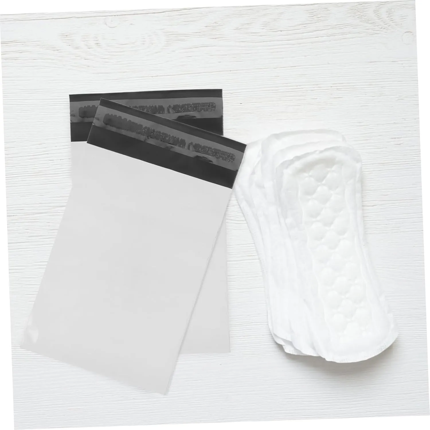 3sets 100pcs Sanitary Napkin Bags Leak Menstrual Disposal Pouch for Women Self Sealing Trash Storage Bag Lightweight and Elegant Design for Personal 100pcs*3