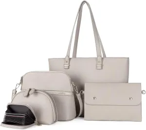 5pcs Purses Handbags Set for Women Shoulder Tote Satchel Bags