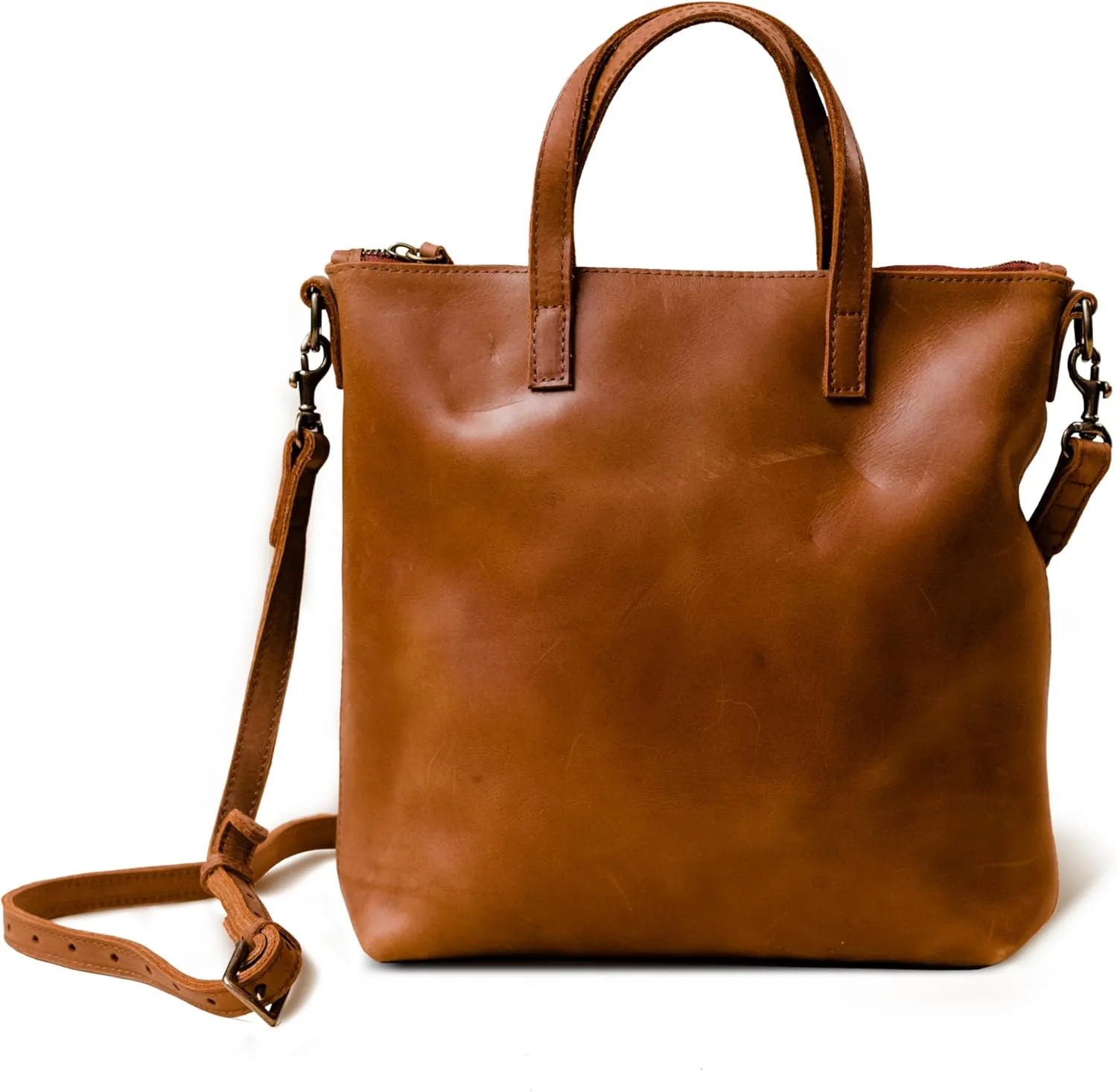 ABLE Clothing Leather Tote Bag for Women,Stylish, Handcrafted, Accessory and Utility Tote Bag with Drop Straps
