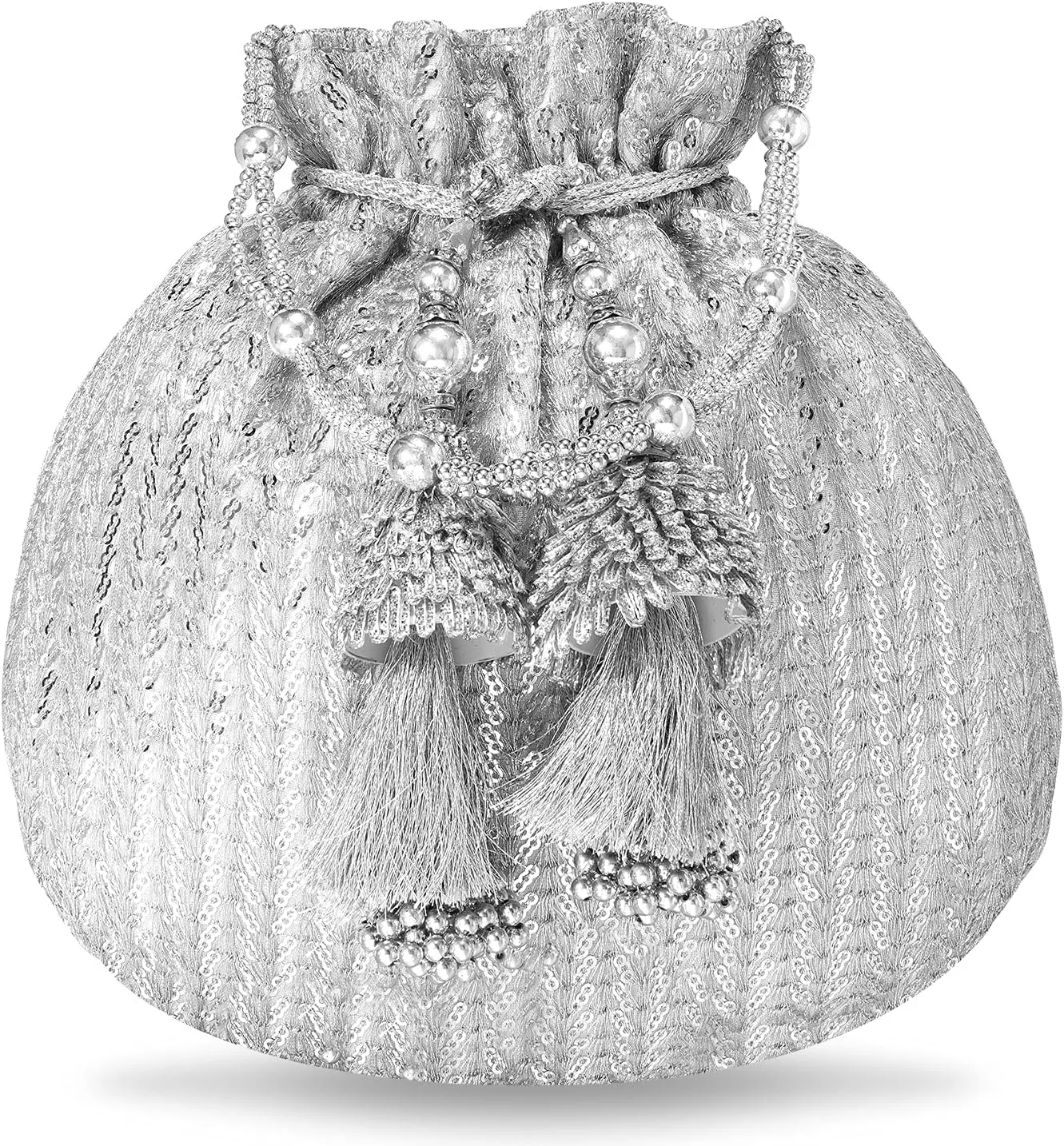 Aheli Potli Bags Gift for Women Evening Bag Clutch Ethnic Bride Purse with Drawstring