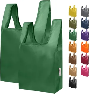 allydrew JoliBag Nylon Reusable Grocery Bag, 2 Pack