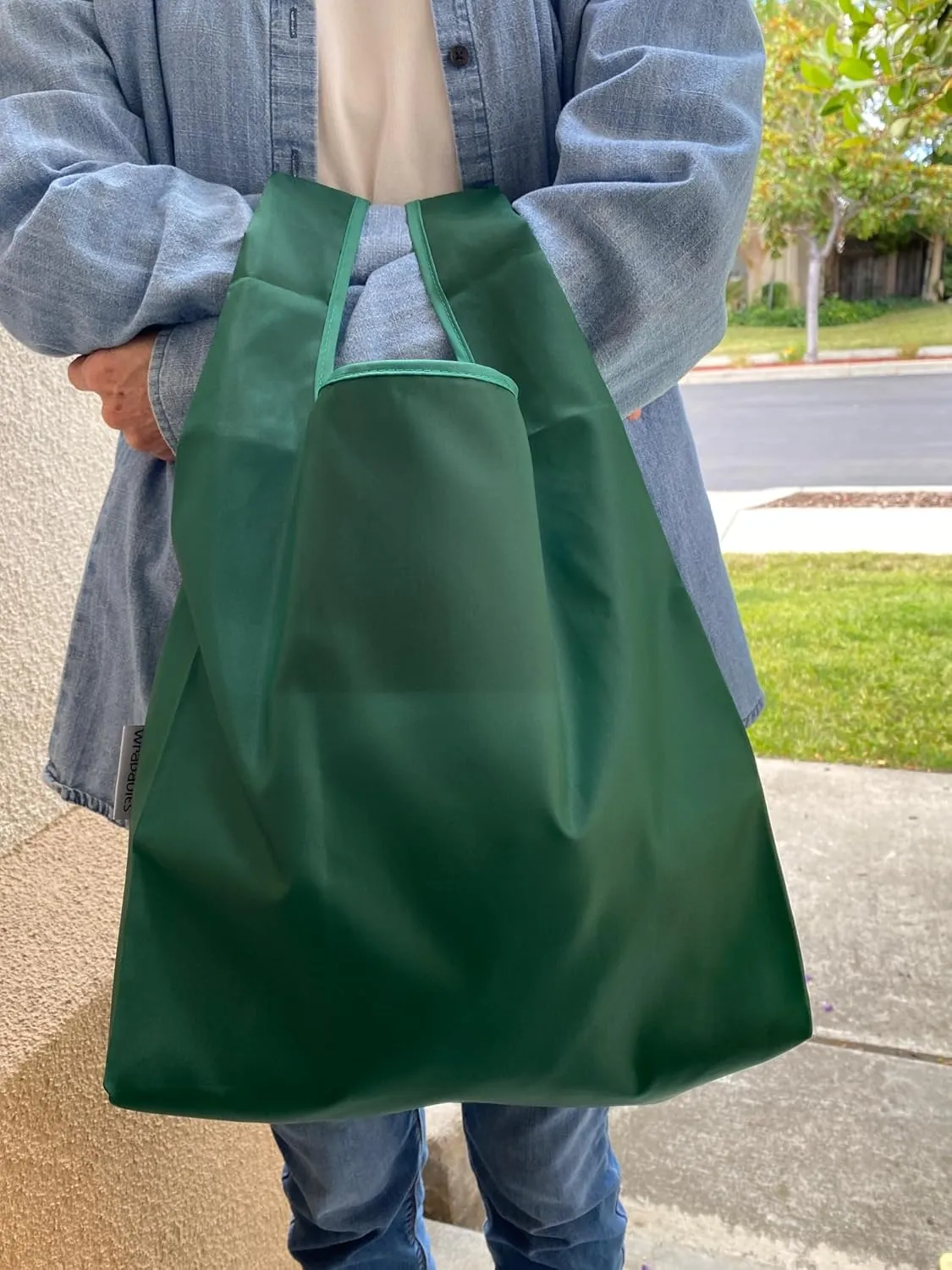 allydrew JoliBag Nylon Reusable Grocery Bag, 2 Pack