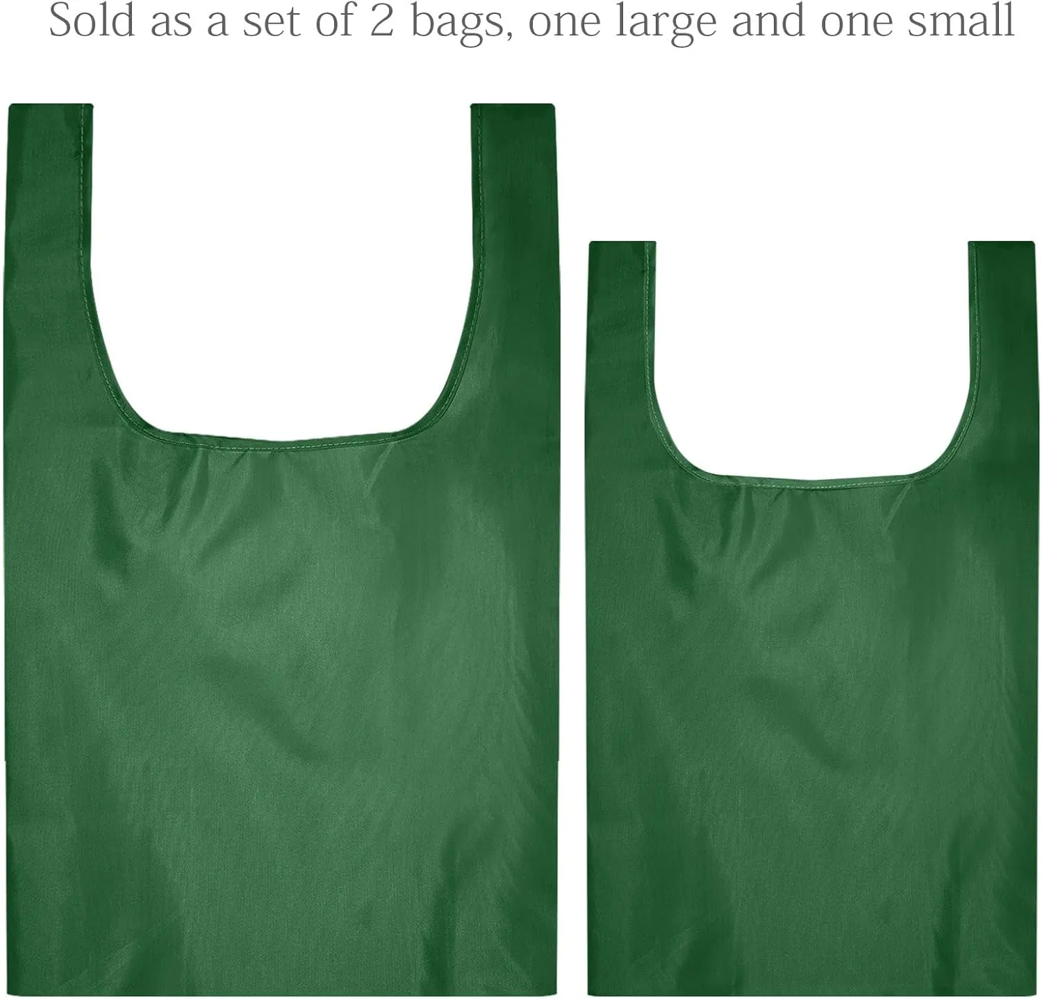allydrew JoliBag Nylon Reusable Grocery Bag, 2 Pack