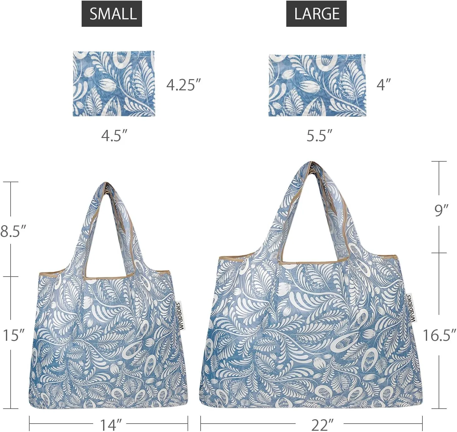allydrew Large Foldable Tote Nylon