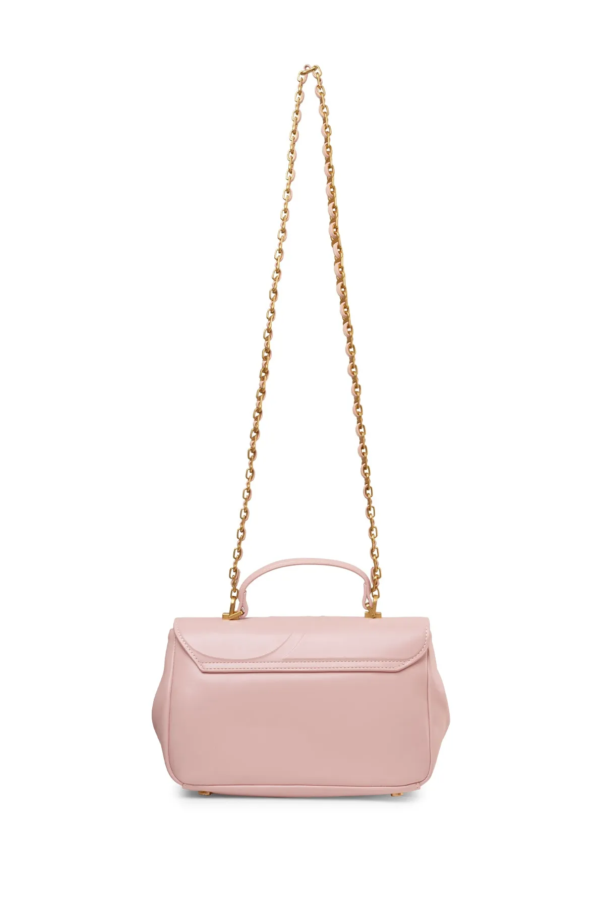 Alma Flap Bag Smooth Finish Medium - Dusty Pink
