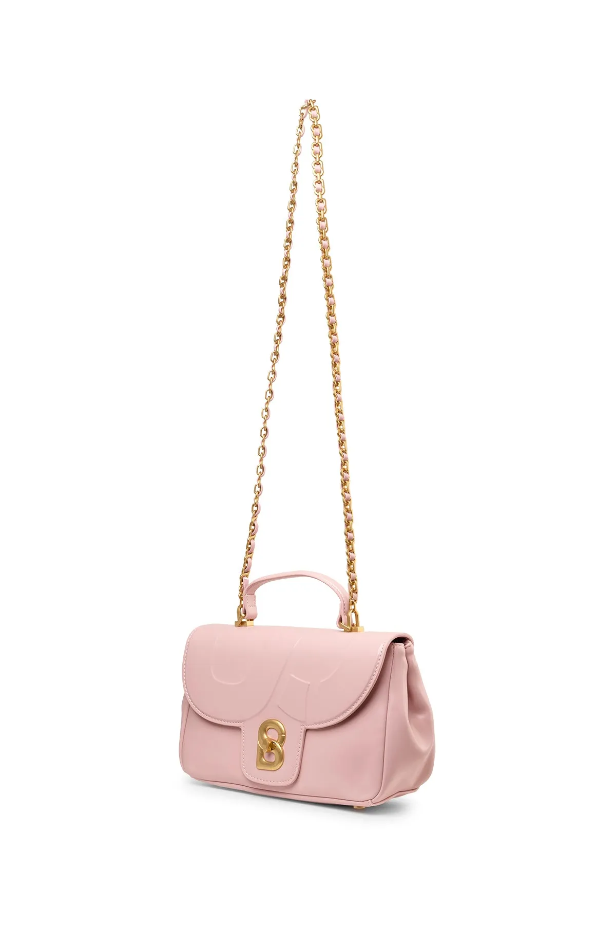 Alma Flap Bag Smooth Finish Medium - Dusty Pink
