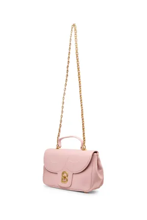 Alma Flap Bag Smooth Finish Medium - Dusty Pink