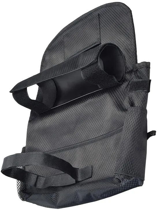 AlveyTech Saddle Bag for Mobility Scooter, Wheelchair, & Electric Power Chair (Large, Digital Gray Camo) - Accessories Holder Armrest Side Pouch Storage Organizer Bags for Adults, Water-Resistant