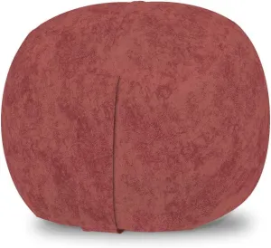 Ambesonne Faux Suede Storage Bag Chair, Digitally Printed Distressed Texture, Stuffed Animal Organizer Washable Bag Space Saver for Pillows Comforters, Burnt Orange, Small Size