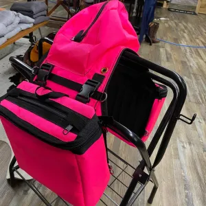 Amish Made Hot Pink Detachable Saddle Bags