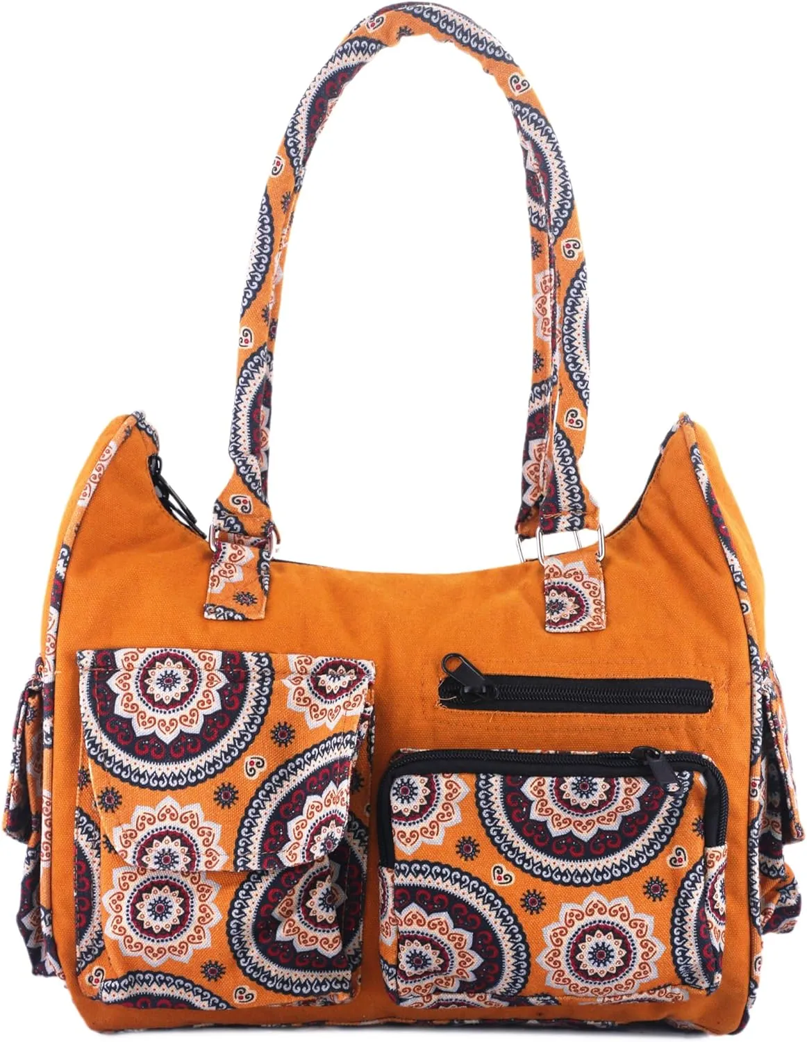 Anitya handmade multicolor cotton multipurose shoulder tote bags for women