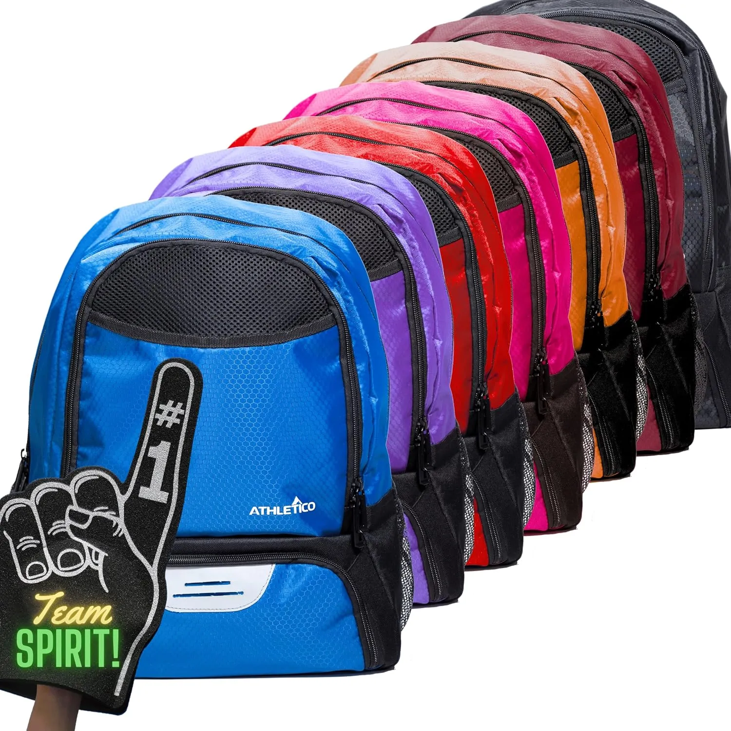 Athletico Youth Soccer Bag - Soccer Backpack & Bags for Basketball, Volleyball & Football | Includes Separate Cleat and Ball Compartment