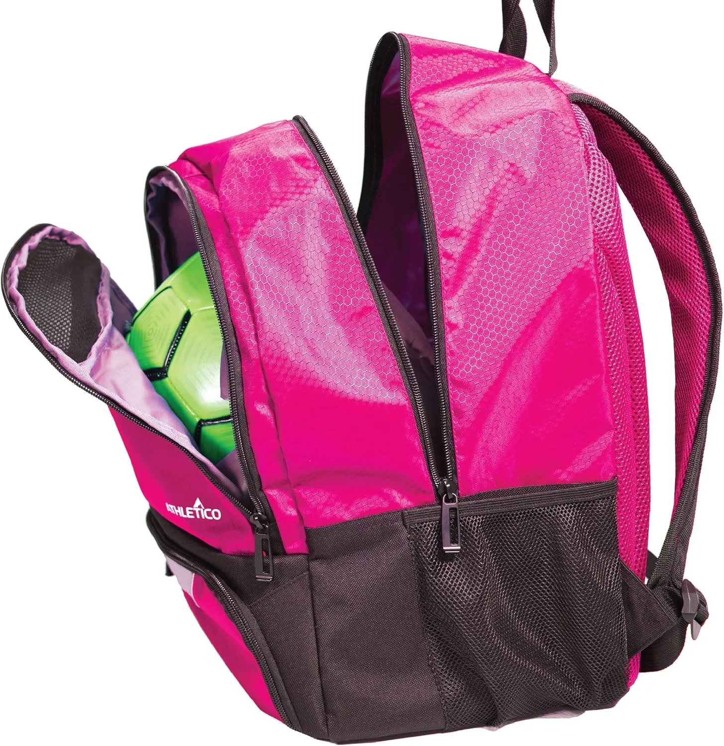 Athletico Youth Soccer Bag - Soccer Backpack & Bags for Basketball, Volleyball & Football | Includes Separate Cleat and Ball Compartment