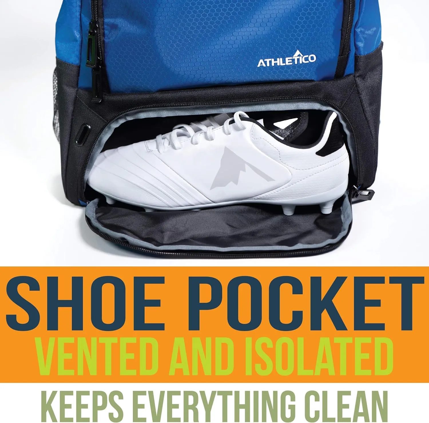 Athletico Youth Soccer Bag - Soccer Backpack & Bags for Basketball, Volleyball & Football | Includes Separate Cleat and Ball Compartment