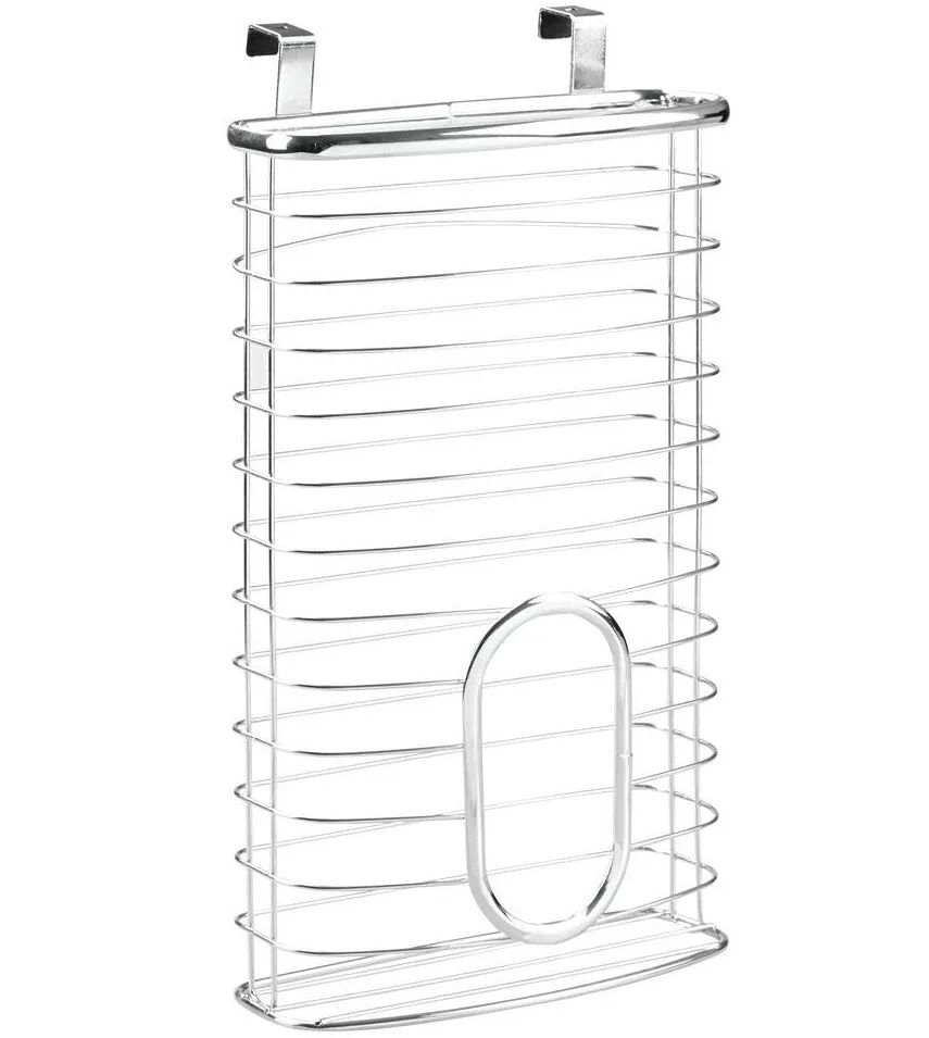 Axis Chrome Over Cabinet Plastic Bag Holder
