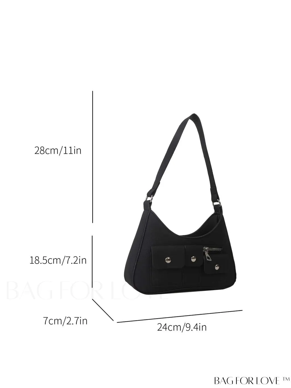 BagForLove - Efficient Shoulder Bag with Multiple Pockets & Spacious Capacity