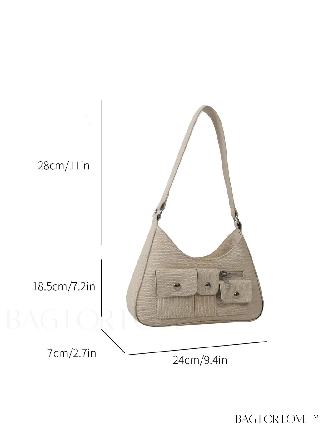 BagForLove - Efficient Shoulder Bag with Multiple Pockets & Spacious Capacity