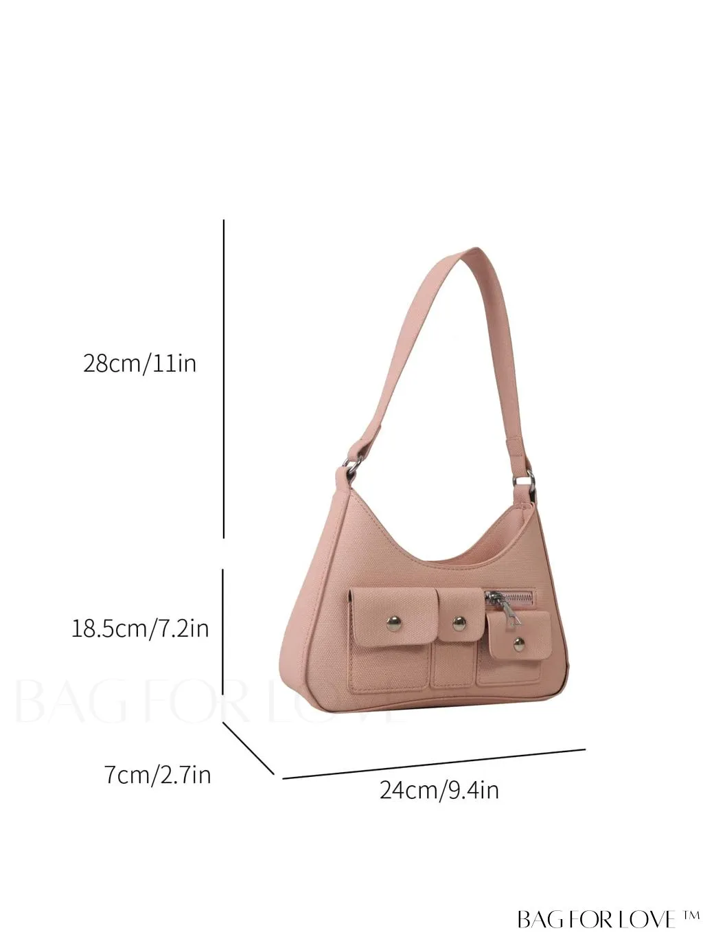 BagForLove - Efficient Shoulder Bag with Multiple Pockets & Spacious Capacity