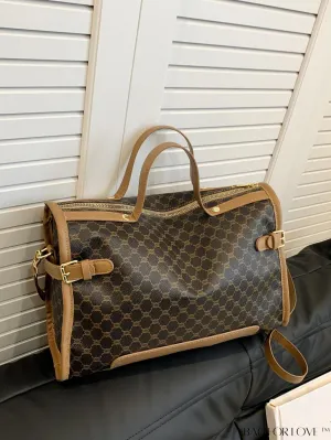 BagForLove - Geometric Pattern Travel Tote Bag - Stylish & Spacious Womens Handbag