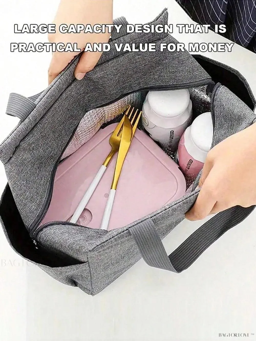 BagForLove - Large Capacity Aluminum Foil Lunch Box for Outdoor Enthusiasts