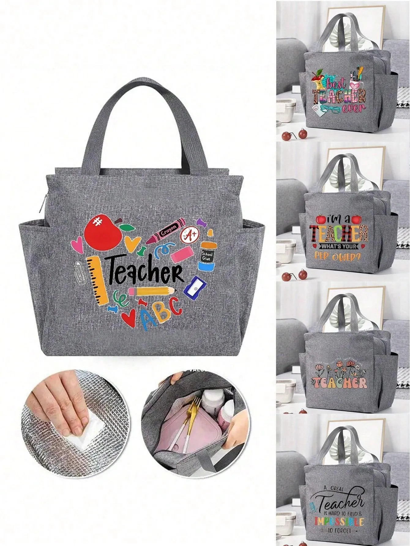 BagForLove - Large Capacity Aluminum Foil Lunch Box for Outdoor Enthusiasts