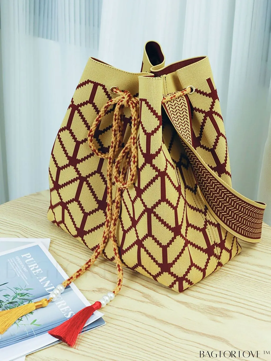 BagForLove - Spacious and Elegant Knit Shoulder Bag