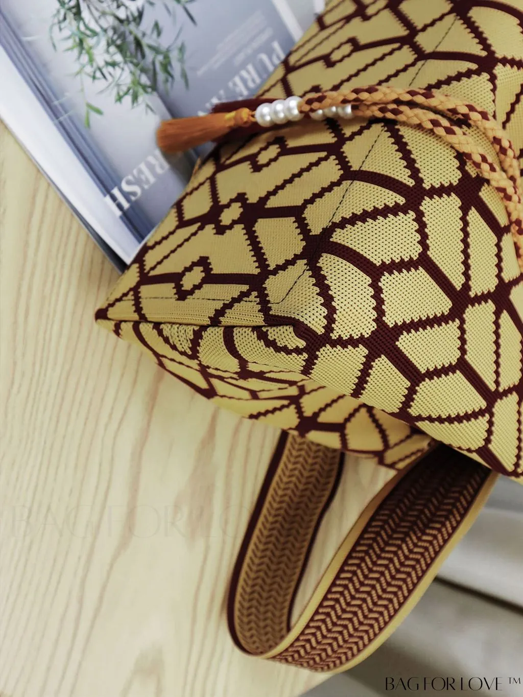 BagForLove - Spacious and Elegant Knit Shoulder Bag