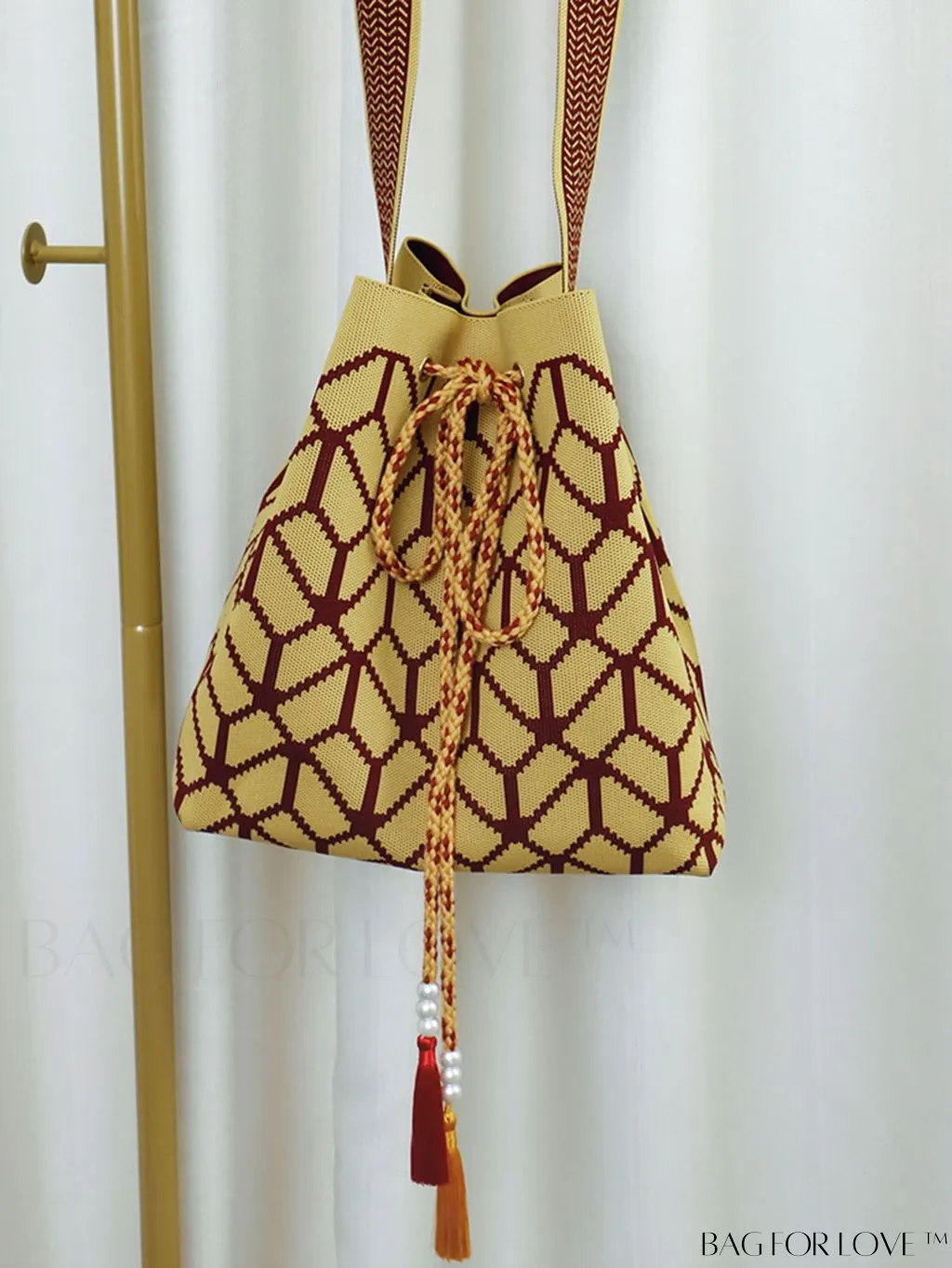 BagForLove - Spacious and Elegant Knit Shoulder Bag