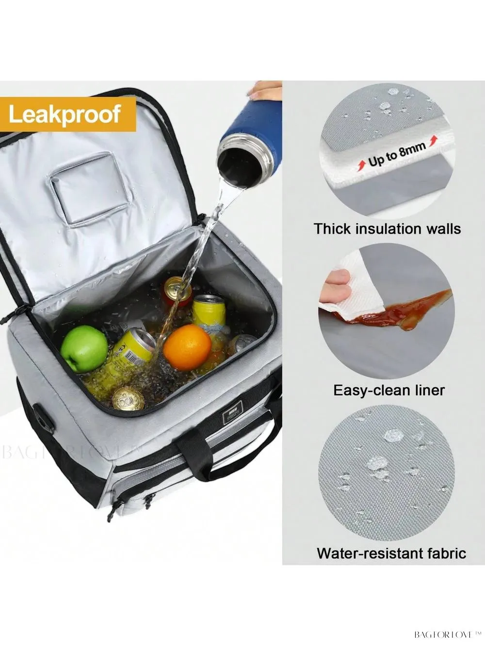 BagForLove - Spacious Collapsible Picnic Lunch Tote