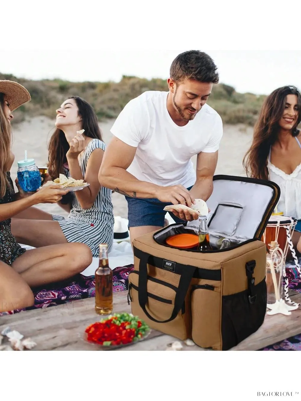 BagForLove - Spacious Collapsible Picnic Lunch Tote
