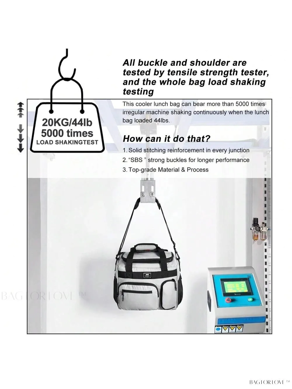 BagForLove - Spacious Collapsible Picnic Lunch Tote