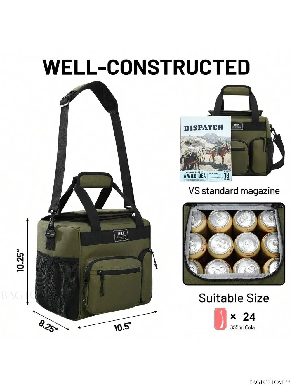 BagForLove - Spacious Collapsible Picnic Lunch Tote