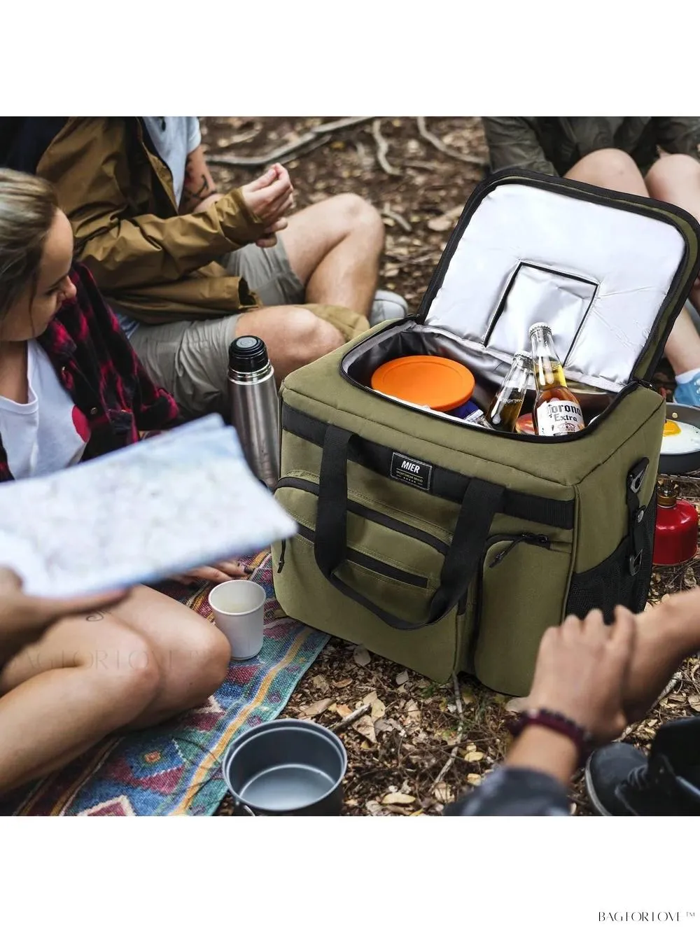 BagForLove - Spacious Collapsible Picnic Lunch Tote