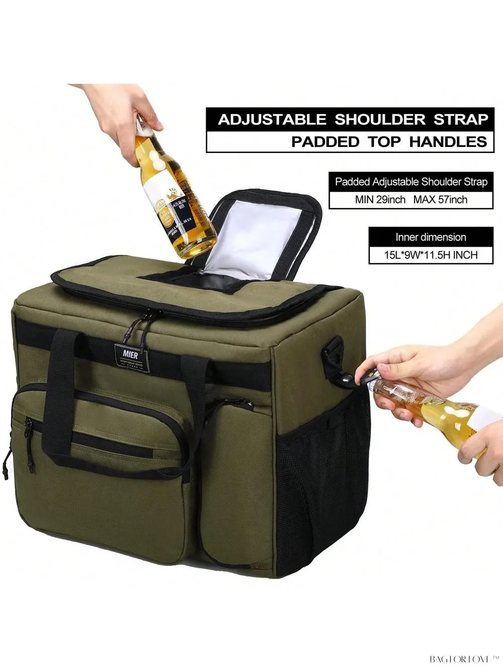 BagForLove - Spacious Collapsible Picnic Lunch Tote