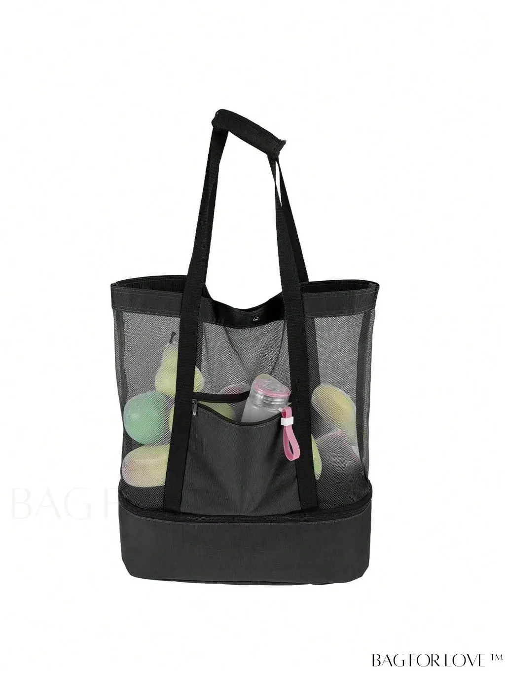 BagForLove - Spacious Insulated Mesh Beach Bag with Ample Storage