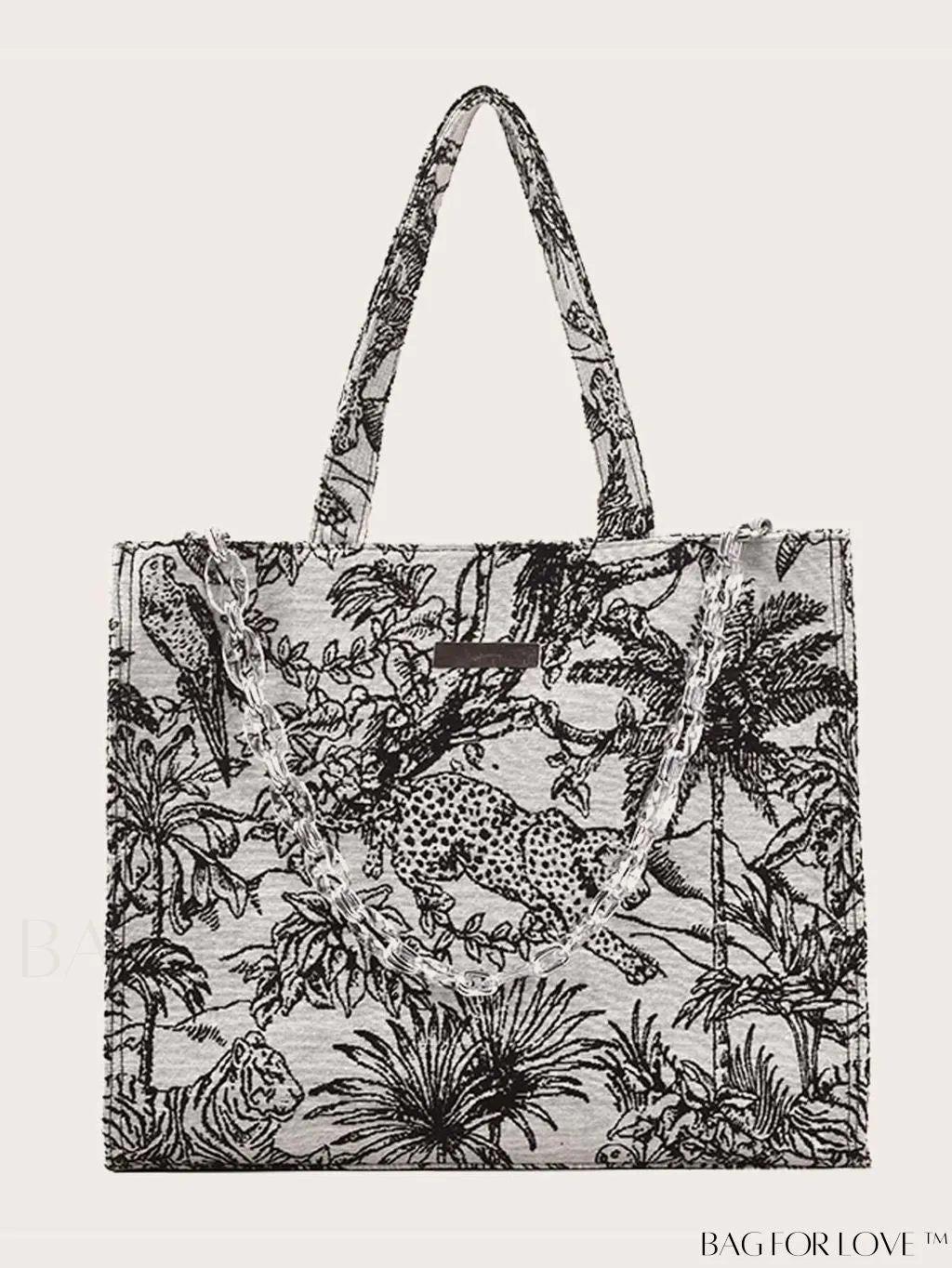 BagForLove - Spacious Tropical Tote for All Your Essentials
