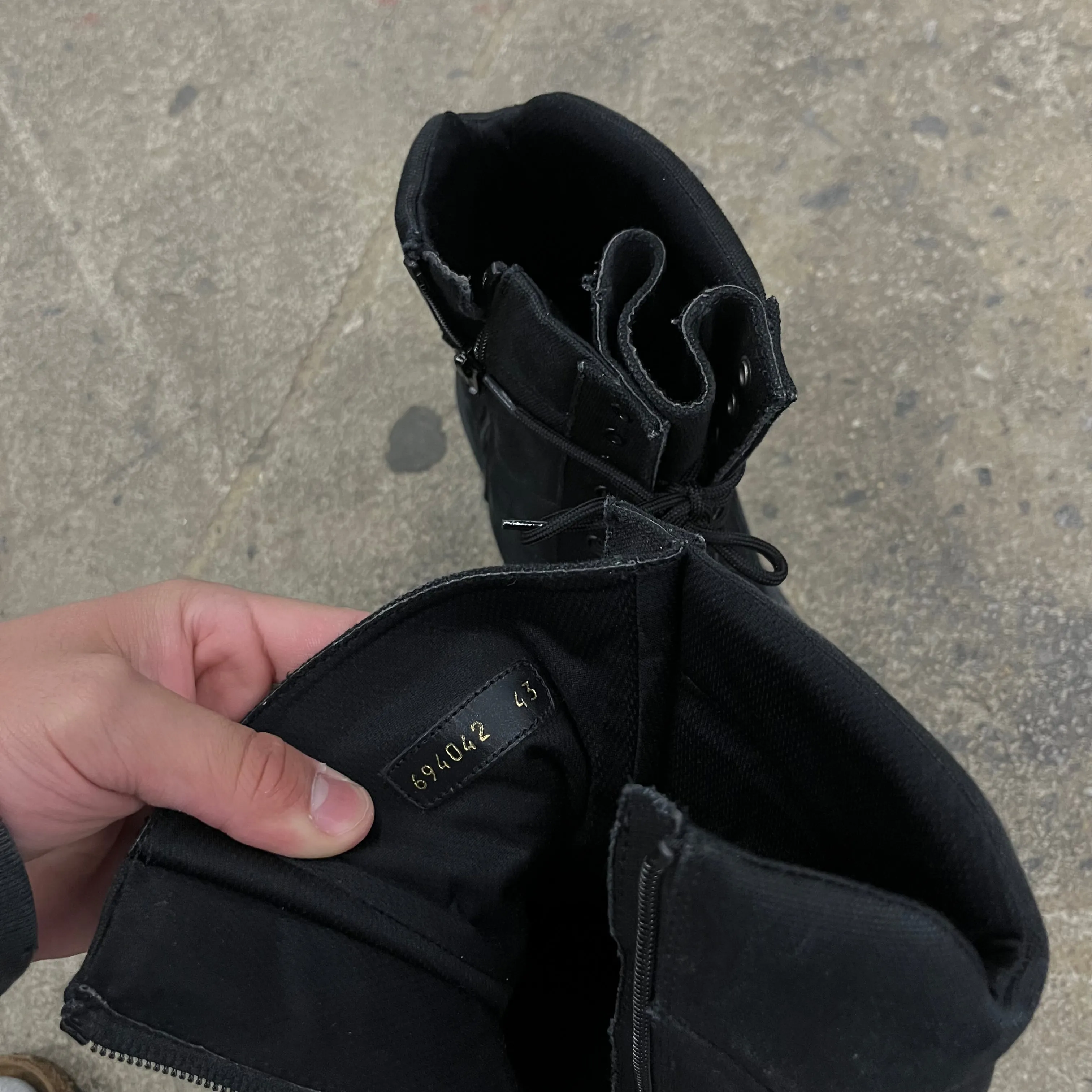 Balenciaga Distressed Strike Boot