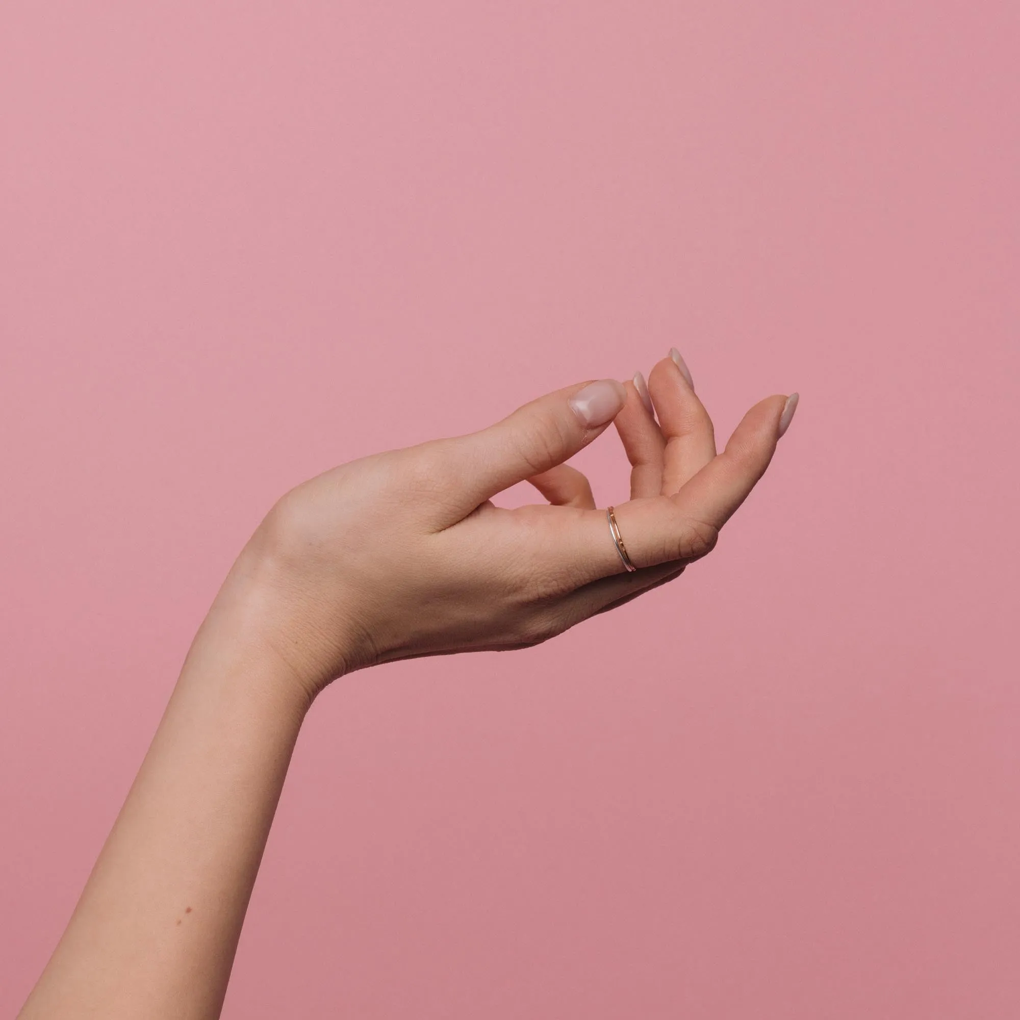 Bicolor Ring Set