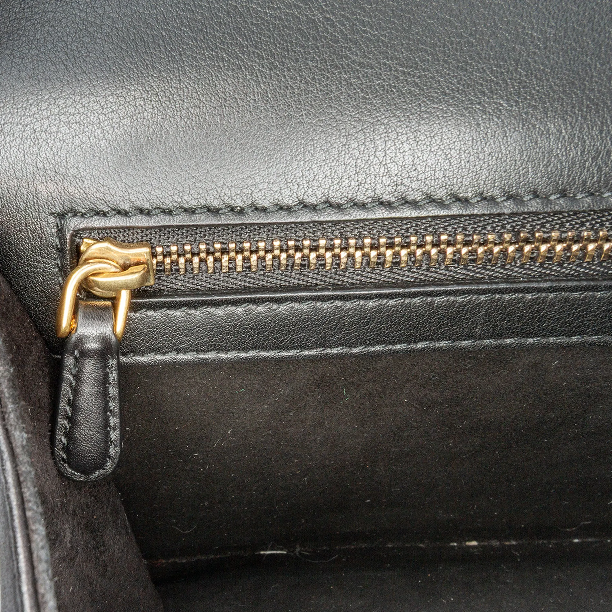 Black Dior Medium Studded Lambskin Diorama Flap Crossbody Bag