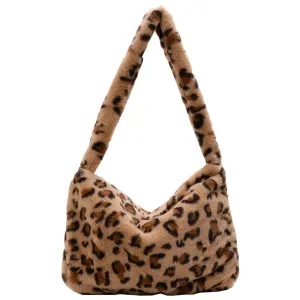 Bonnie Leopard Fur Bag