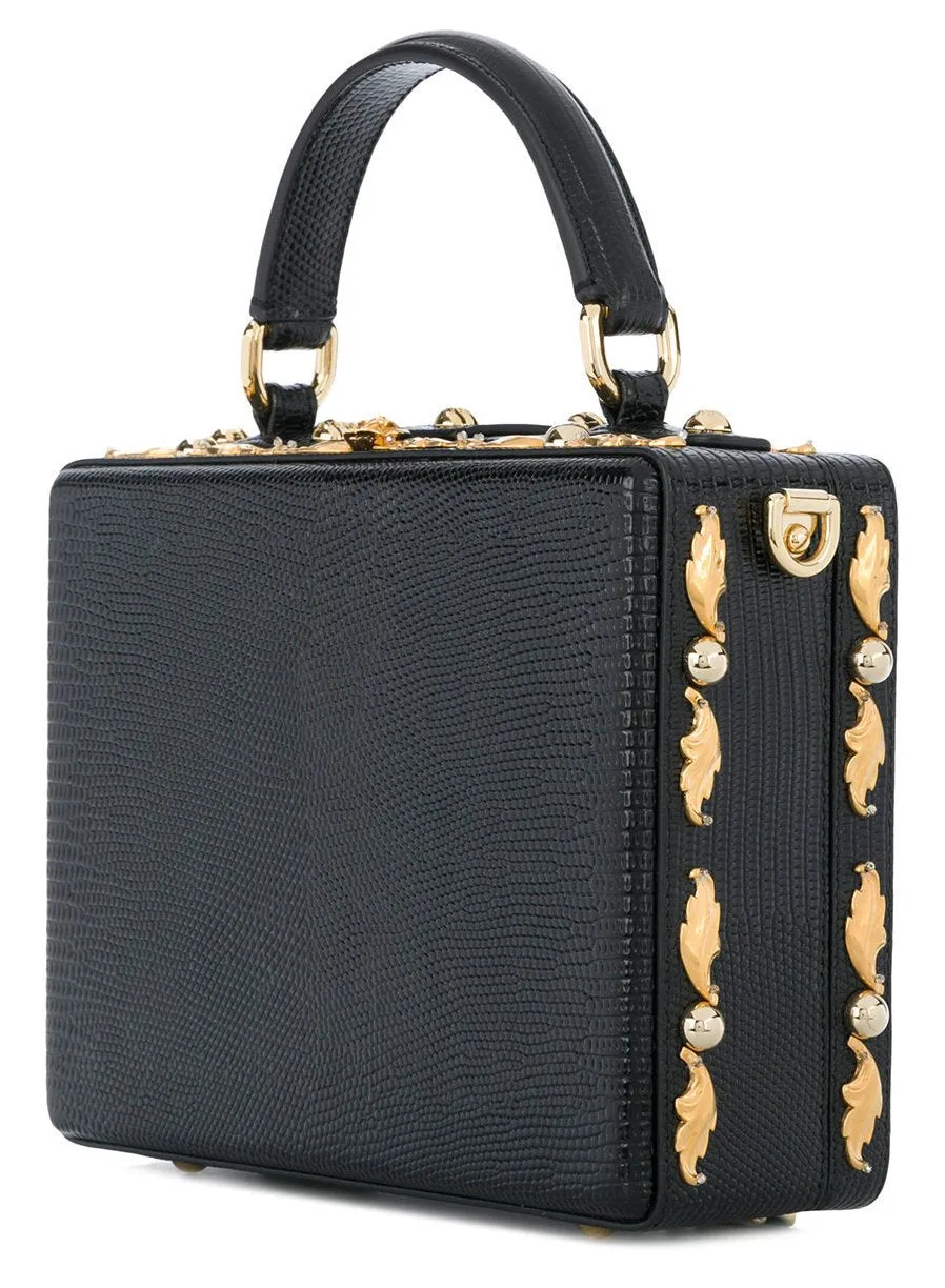 Box Embellished Shoulder Bag